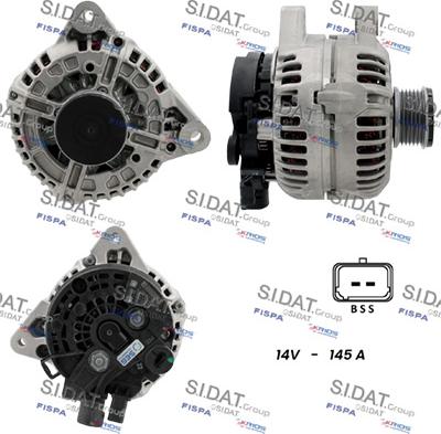 Sidat A12BH0515 - Alternatore www.autoricambit.com