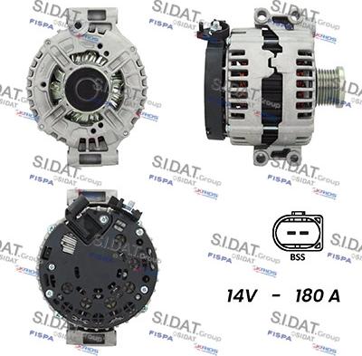 Sidat A12BH0512AS - Alternatore www.autoricambit.com