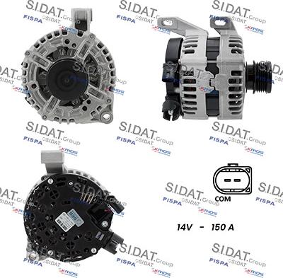 Sidat A12BH0589 - Alternatore www.autoricambit.com