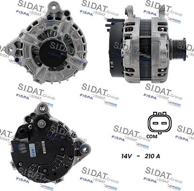 Sidat A12BH0582 - Alternatore www.autoricambit.com