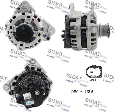 Sidat A12BH0534 - Alternatore www.autoricambit.com