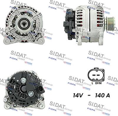 Sidat A12BH0530A2 - Alternatore www.autoricambit.com