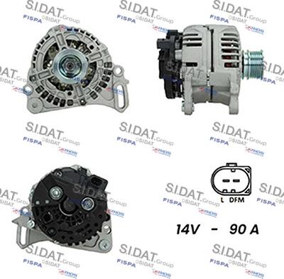 Sidat A12BH0528A2 - Alternatore www.autoricambit.com