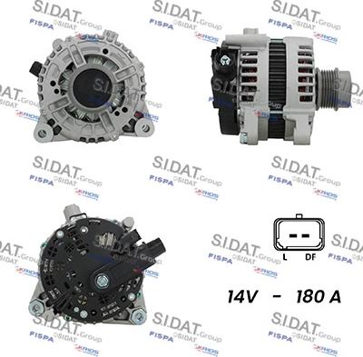 Sidat A12BH0522AS - Alternatore www.autoricambit.com