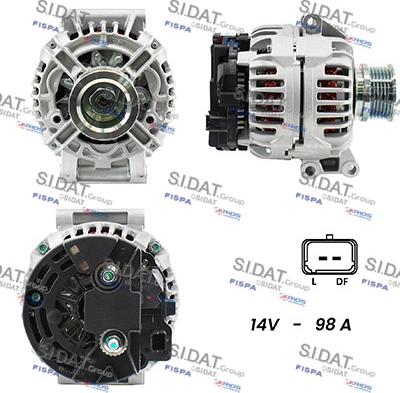 Sidat A12BH0575A2 - Alternatore www.autoricambit.com