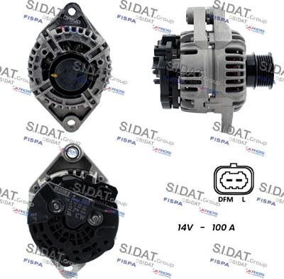 Sidat A12BH0641 - Alternatore www.autoricambit.com