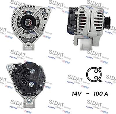 Sidat A12BH0634A2 - Alternatore www.autoricambit.com