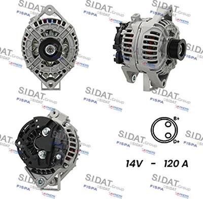 Sidat A12BH0631A2 - Alternatore www.autoricambit.com