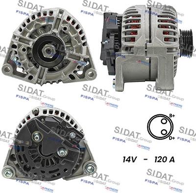 Sidat A12BH0068A2 - Alternatore www.autoricambit.com