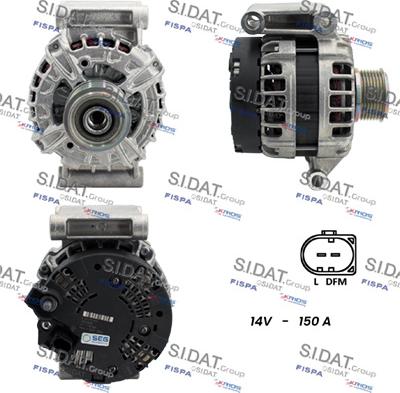 Sidat A12BH0062 - Alternatore www.autoricambit.com