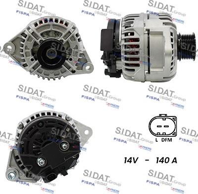 Sidat A12BH0019A2 - Alternatore www.autoricambit.com