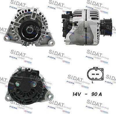 Sidat A12BH0039A2 - Alternatore www.autoricambit.com