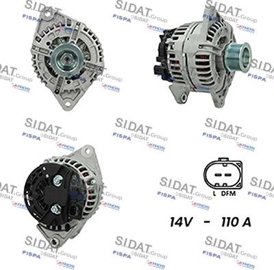 Sidat A12BH0190A2 - Alternatore www.autoricambit.com