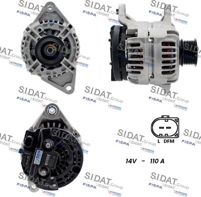 Sidat A12BH0190 - Alternatore www.autoricambit.com