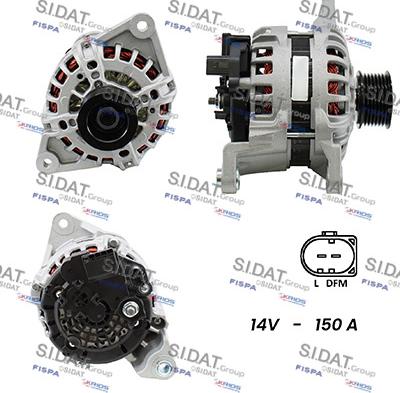 Sidat A12BH0193A2 - Alternatore www.autoricambit.com