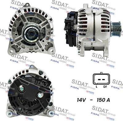 Sidat A12BH0145A2 - Alternatore www.autoricambit.com