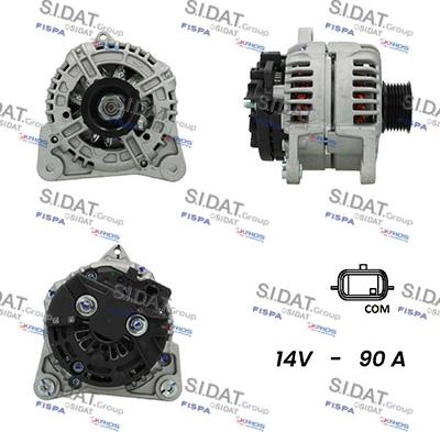 Sidat A12BH0146AS - Alternatore www.autoricambit.com