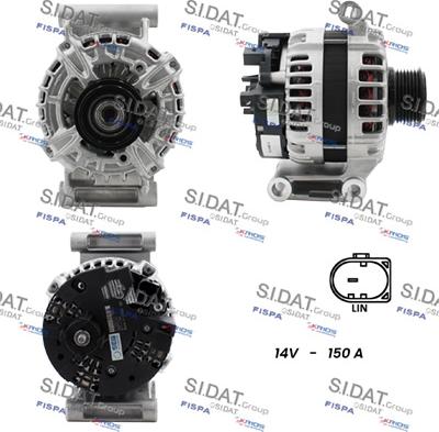 Sidat A12BH0106 - Alternatore www.autoricambit.com