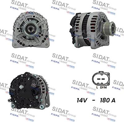 Sidat A12BH0185A2 - Alternatore www.autoricambit.com