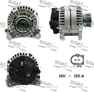 Sidat A12BH0186A2 - Alternatore www.autoricambit.com