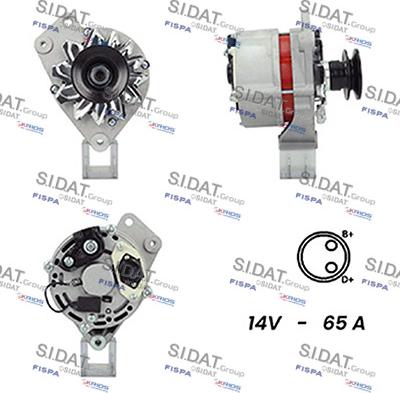 Sidat A12BH0129A2 - Alternatore www.autoricambit.com