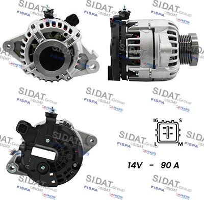 Sidat A12BH0176A2 - Alternatore www.autoricambit.com