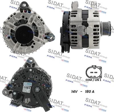 Sidat A12BH0890 - Alternatore www.autoricambit.com