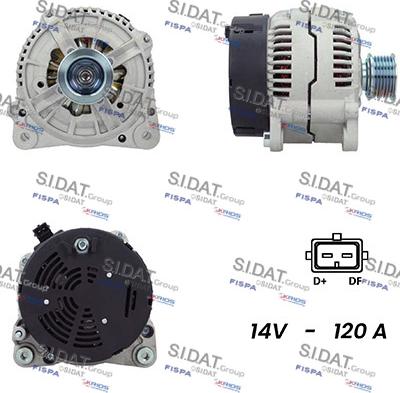 Sidat A12BH0836A2 - Alternatore www.autoricambit.com