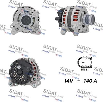 Sidat A12BH0879 - Alternatore www.autoricambit.com