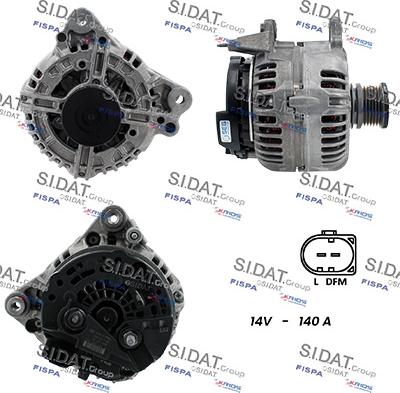 Sidat A12BH0878 - Alternatore www.autoricambit.com