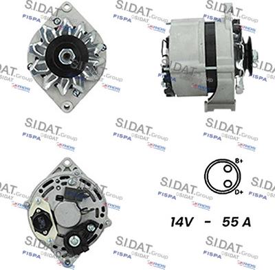 Sidat A12BH0347A2 - Alternatore www.autoricambit.com