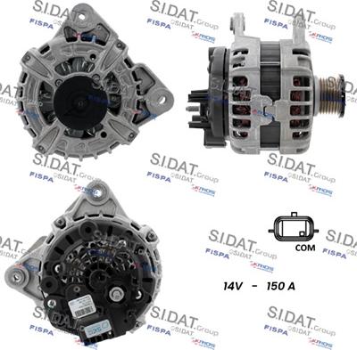 Sidat A12BH0294 - Alternatore www.autoricambit.com