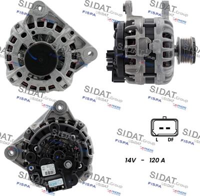 Sidat A12BH0290 - Alternatore www.autoricambit.com