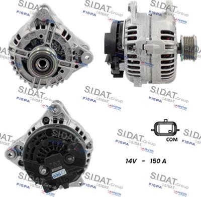 Sidat A12BH0291 - Alternatore www.autoricambit.com