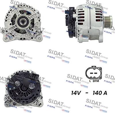 Sidat A12BH0255A2 - Alternatore www.autoricambit.com