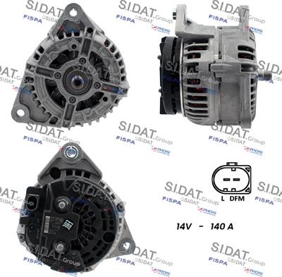 Sidat A12BH0266 - Alternatore www.autoricambit.com