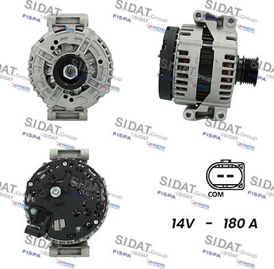 Sidat A12BH0283AS - Alternatore www.autoricambit.com