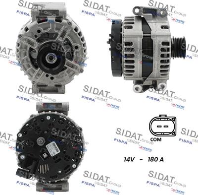 Sidat A12BH0283 - Alternatore www.autoricambit.com