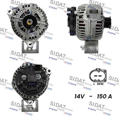 Sidat A12BH0273AS - Alternatore www.autoricambit.com