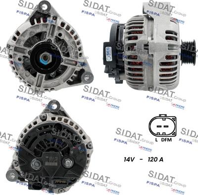 Sidat A12BH0272 - Alternatore www.autoricambit.com