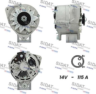 Sidat A12BH0732A2 - Alternatore www.autoricambit.com