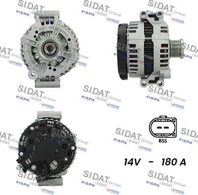 Sidat A12BH0778AS - Alternatore www.autoricambit.com