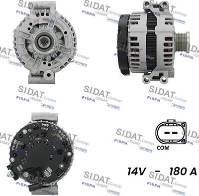 Sidat A12BH0777AS - Alternatore www.autoricambit.com