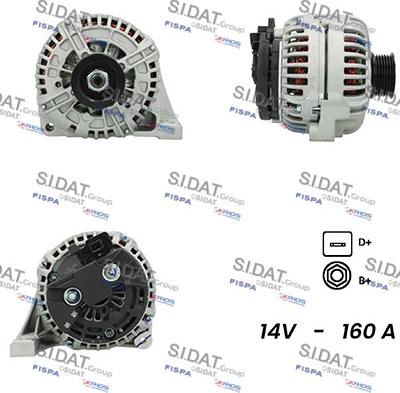 Sidat A12BH1090A2 - Alternatore www.autoricambit.com