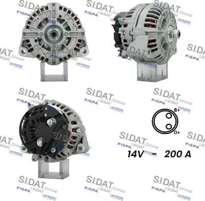 Sidat A12BH1059 - Alternatore www.autoricambit.com