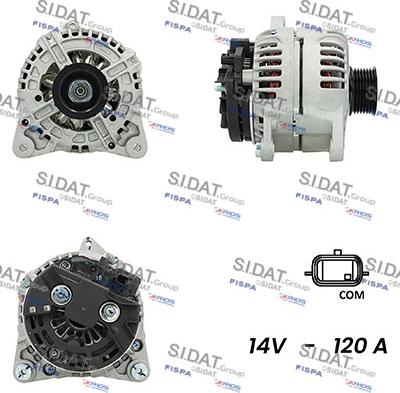 Sidat A12BH1019AS - Alternatore www.autoricambit.com