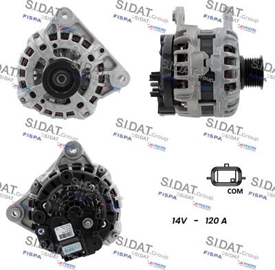 Sidat A12BH1010 - Alternatore www.autoricambit.com