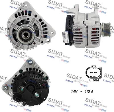 Sidat A12BH1160A2 - Alternatore www.autoricambit.com