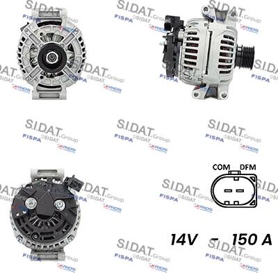 Sidat A12BH1131AS - Alternatore www.autoricambit.com