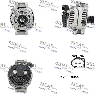 Sidat A12BH1131 - Alternatore www.autoricambit.com